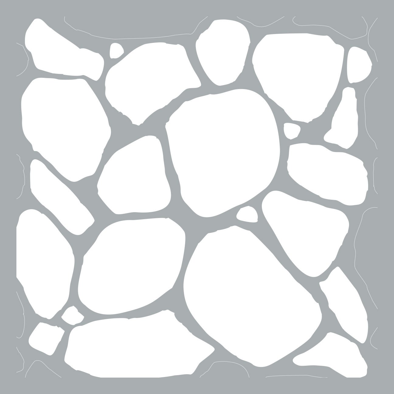 Decoart DECADS-K.407 Decor Stencil 18x18 Stonpath Americana Decor Stencil 18x18 Stone Path