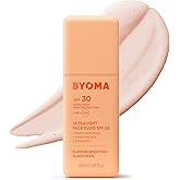 BYOMA SPF 30 Face Fluid - Ultra-Lightweight Facial Sunscreen for All Skin Tones - Luminous Glow, No White Cast - SPF Moisturizer Strengthens Skin Barrier - 1.69 fl.oz