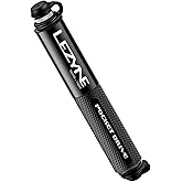 LEZYNE Pocket Drive HP Bike Hand Pump | 160 PSI High-Pressure Performance, CNC Aluminum Construction, ABS Flex Hose, Presta &amp; Schrader Compatible