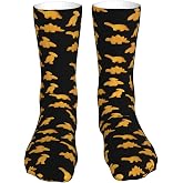 Wegphh Cute Dinosaur Chicken Nuggets Socks,Sport Crew Socks for Women Men,Funny Socks for Cosplay,Parade,Hiking 16 inch