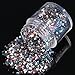 NICOLE DIARY 4 Boxes Unicorn Gradient Nail Glitter Sequins Iridescent Flakies Tips Pink Rose Red Colorful Ultra-thin Nail Decoration