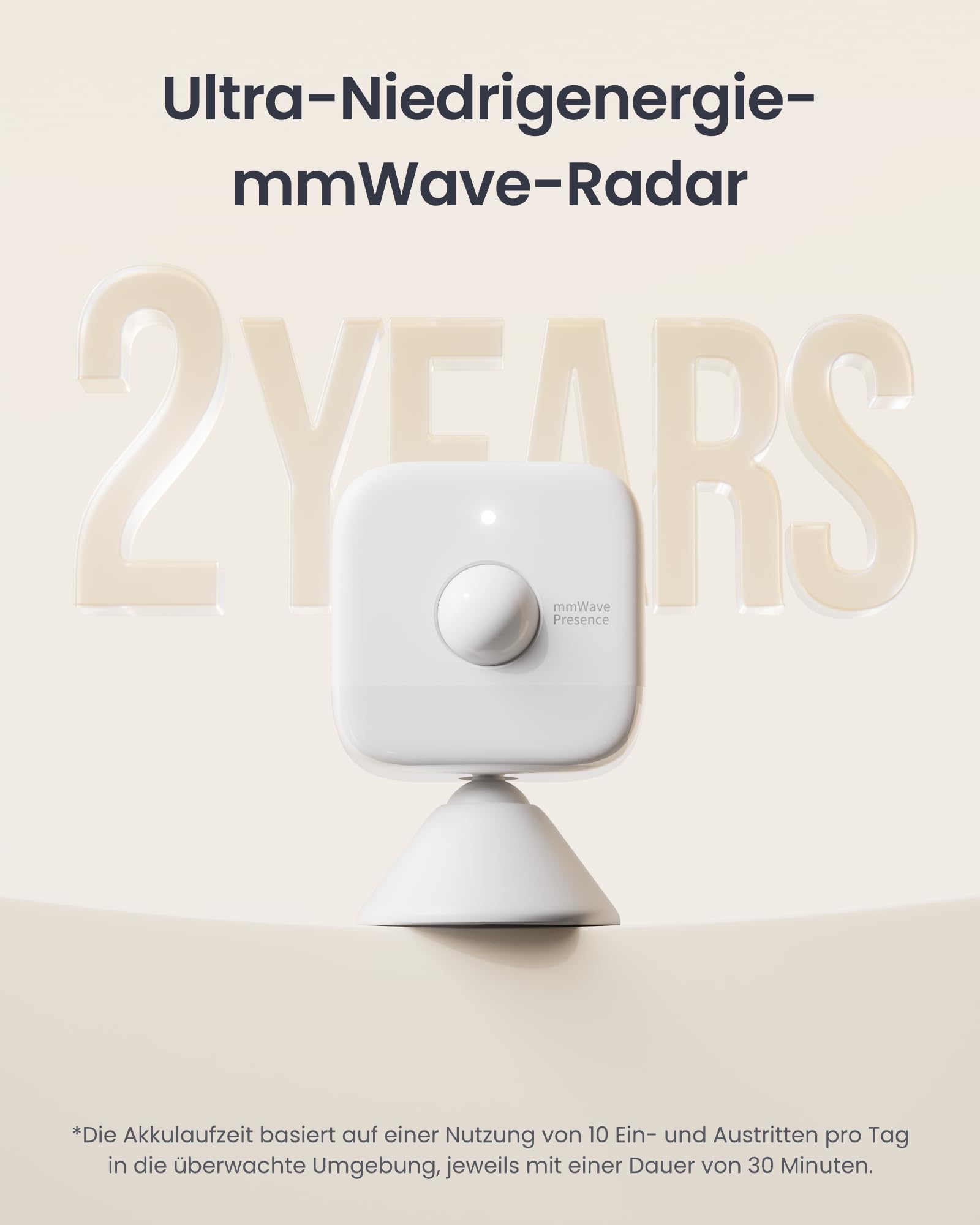 SwitchBot mmWave Bewegungssensor, Präsenzmelder für Smart Home Licht- & Gerätesteuerung, Dynamische Überwachung & Sicherheitsalarm, Alexa HomeKit & Apple Home über Hub, 2 Jahre Batterie 6