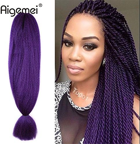 Fashion Lady Jumbo Braiding Hair Extensions Kanekalon 48 Inch 57g/PC Any Color African Collection Braids Crochet Bulk Braiding Hair Jumbo Braids Crochet Hair
