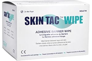 Torbot Group Inc Skin Tac "H" Adhesive Barrier Prep Wipe, Liquid Form, Latex-free, Hypo-allergenic (Box of 50 Each)