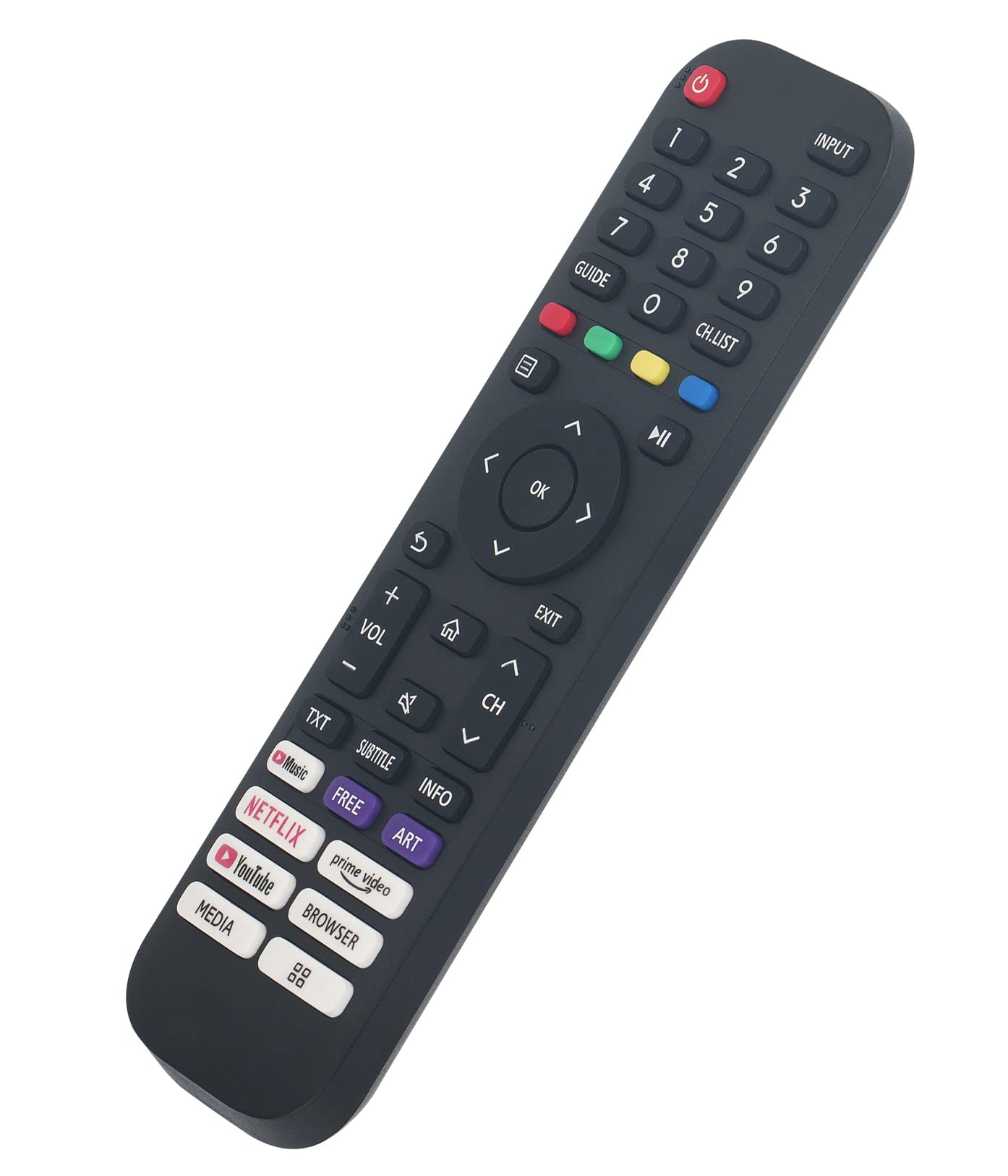 VINABTY Replaced Remote Fit for EN2J30H Hisense TV 32A4CGTUK 32A4EGTUK 32A4FGTUK 40A4BG 40A4CG 40A4DG 40A4DGCH 40A4EG