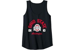 ELITE AUTHENTICS Womens Ohio State Buckeyes Womens Black Tank Top