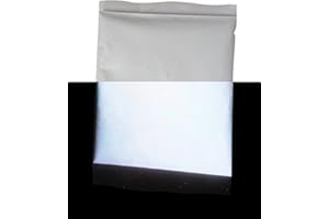 GLOMANIA 1oz (30g) WHITE Glow in The Dark Neutral Invisible Strontium Aluminate Glow in The Dark Fluorescent Pigment Powder