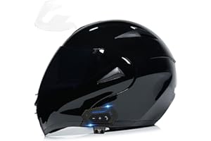 FRBRK Motorcycle Bluetooth Modular Helmet, DOT Approved Dual Visor Full Face Flip up Bluetooth Integrated Motorcycle Helmets for Adults Men Women