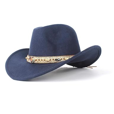 navy blue cowboy hat