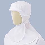 ミドリ安全 【食品業界向け】 フード （ツバ付） マスク掛け マジック メッシュタイプ SH11