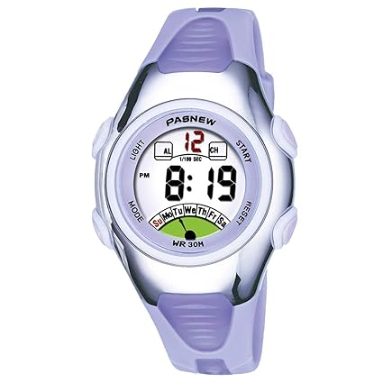 Girls Watch, Sweet Children Kids Digital Waterproof Watches Sports Watches 219 (Purple Color)