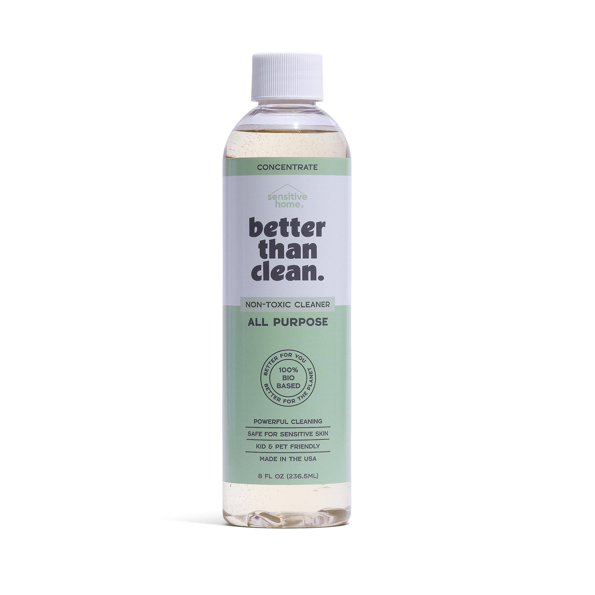Photo 1 of Better Than Clean Unscented All Purpose Cleaner Concentrate - Plant-Based, Non-Toxic, Multi-Surface, Fragrance Free Cleaning Products - Pet Safe Cleaner - 8oz Makes 4 Bottles