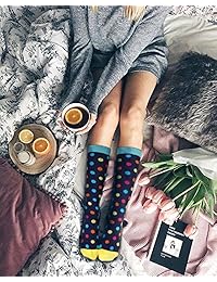 YOLIX Calcetines de compresión para mujer y hombre, 20-30 mmHg   4 a 6 pares, mejor calcetín alto para viajes, deportes, embarazo, médico, enfermería, vuelo