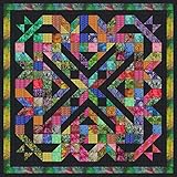 Easy Quilt Kit Outer Limits Batik/Tye dye/EXPEDITED SHIPPING