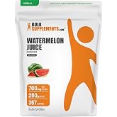 BulkSupplements.com Watermelon Juice Powder - from Watermelon Fruit, Fruit Powder, Hydation Supplement - 700mg per Serving, 250g (8.8 oz) (Pack of 1)