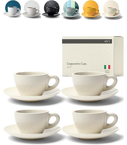 Amazon.com: APILCO California AP-214 Cup & Saucer, 4.1 fl oz (120 ml) :  Home & Kitchen