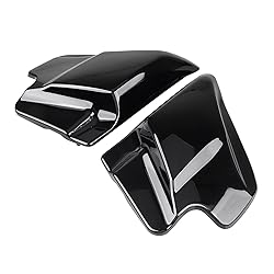 XMMT 1 Pair Gloss Black ABS Plastic Side Covers