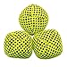 speevers Professional Juggling Balls Set: Soft, Durable, and Non-Slip for Beginners & Pros - Indoor & Outdoor Fun, Skill Development & Stress Relief - 3 Pack with Carry Bag (Yellow 4.2 oz)