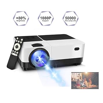 GJZhuan H2 1080P Inicio HD Entretenimiento Proyector De Cine Mini ...