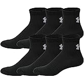Under Armour UA Cotton Men's Quarter Socks, 6 Pairs