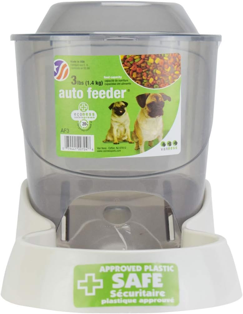 Vanness AF3 3-Pound Auto Feeder, (Colors May Vary): Pet Supplies
