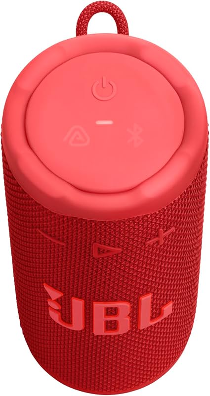 Grip, Altavoz Bluetooth Compacto, Rojo