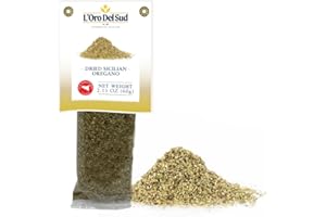 Sicilian Oregano Dried, 2.11 oz (60 g), Seasoning, Herbs, Ground Dried Oregano Leaves with intense aroma, Italian Oregano, L'Oro Del Sud