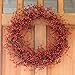Everton Red Berry Wreath 24 Inch -Gorgeous Winter Front Door Wreath Design Will Embellish Decor, Beautiful White Gift Box Included