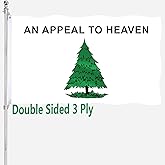 Liberty Tree Flag 3x5 FT An Appeal to Heaven Flags Double Sided 100% Polyester Fiber Pine Tree Flag Vibrant Colors with 2 Brass Grommets Sons of Liberty Edition