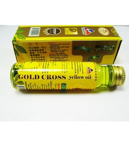 Amazon.com : LOT THAI HERBAL GOLD CROSS YELLOW OIL 24 ml. 3pack