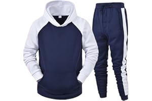 JMMSlmax Mens Tracksuit 2 Piece Hoodie Sweatsuit Sets Jogging Suits Long Sleeve Pullover Hoodie Athletic Jogging Sweatsuits