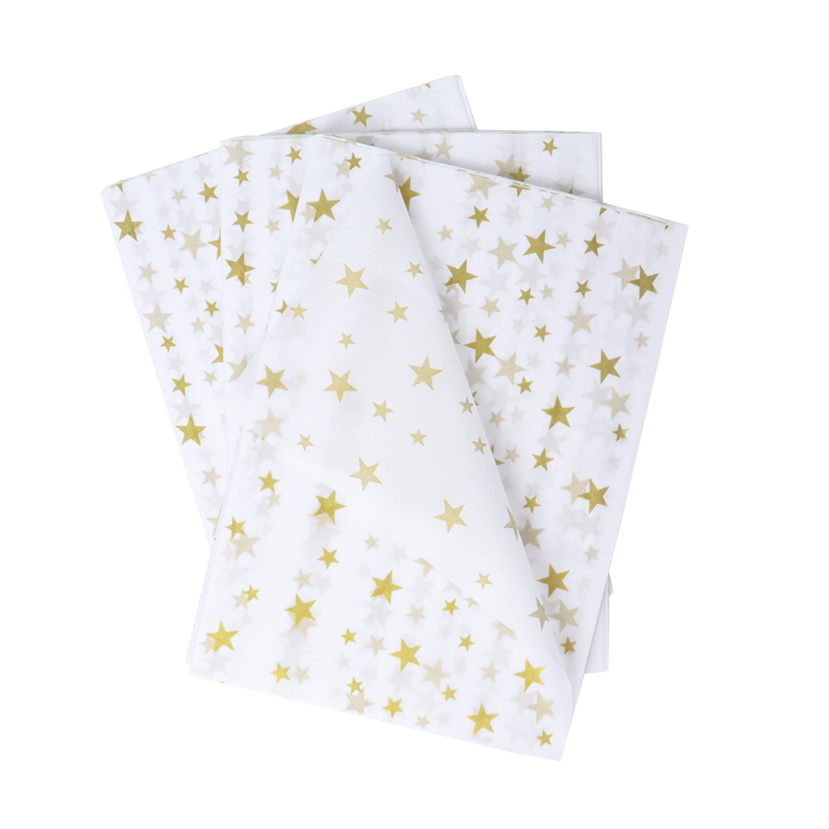 30 Sheet 50×75cm Gold Star Tissue Paper for Wrapping Gifts, Wedding, Birthday & Christmas; DIY Arts & Crafts