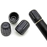 Plastic Tire Valve Stem Caps Black Automotive TPMS