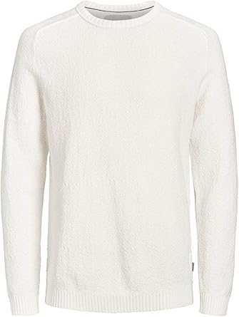 white crew neck jumper mens