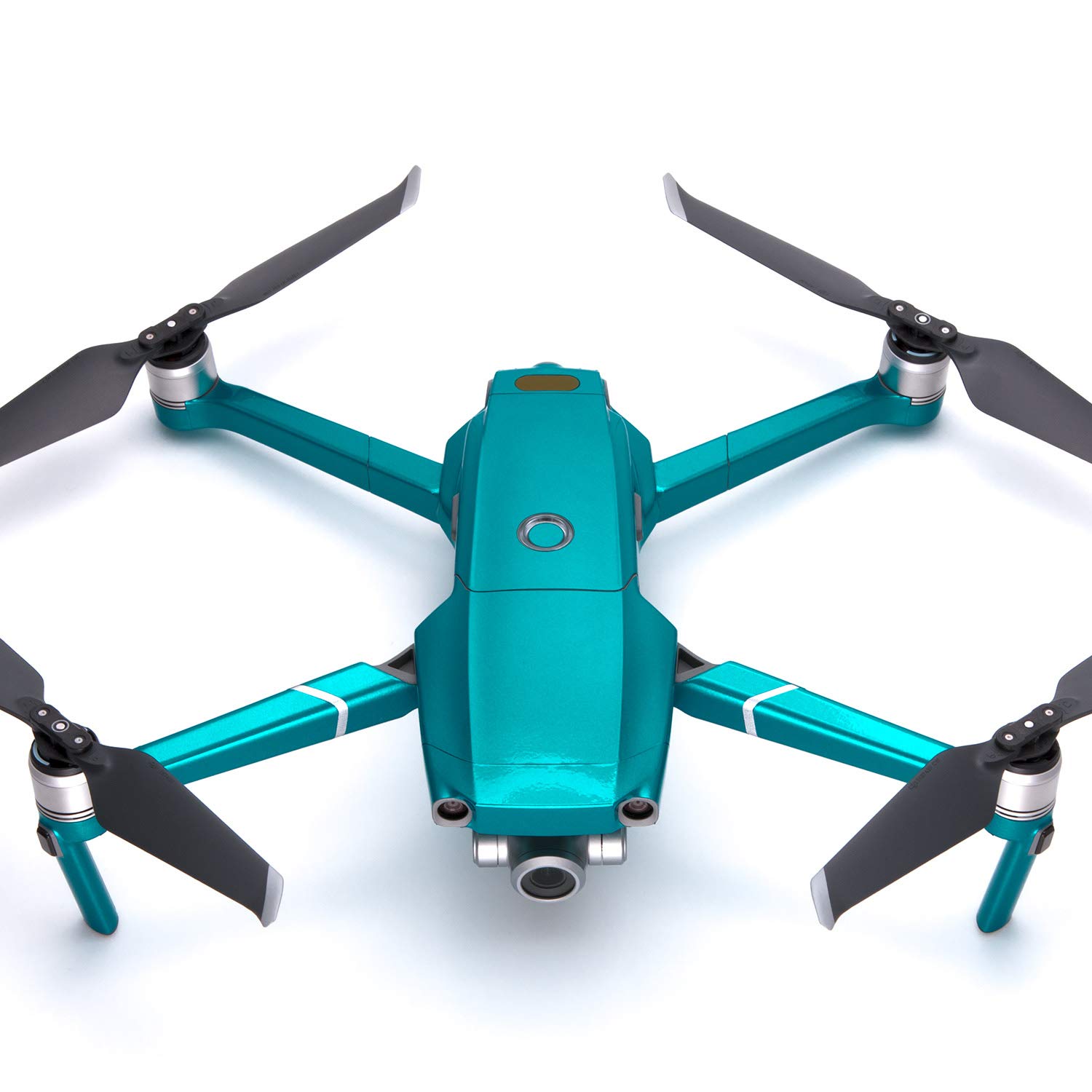 Wrapgrade Poly Skin Sticker compatible with DJI Mavic 2 Main unit (CARIBBEAN BLUE)