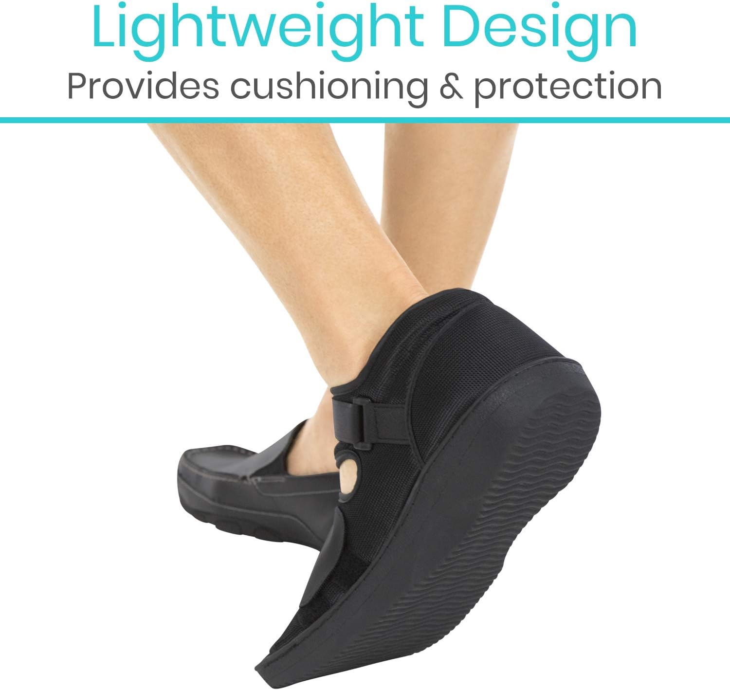 Vive Post Op Shoe - Lightweight Medical Walking Boot with Adjustable Strap: Health & Personal Care
