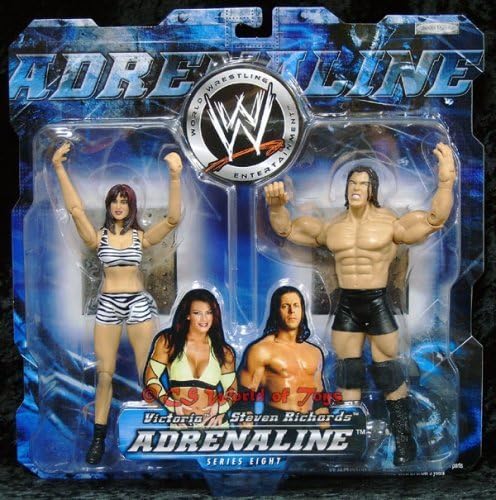 World Wrestling Adrenaline Series Eight: Victoria & Steven Richards Action Figures by Adrenaline