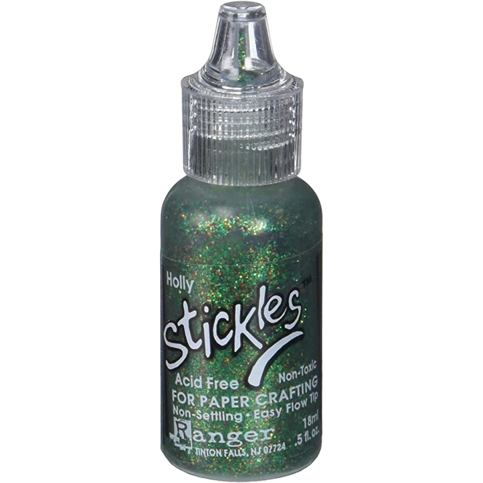 Stickles Glitter Glues Ranger Industries 1812 Stickles, Holly, Green