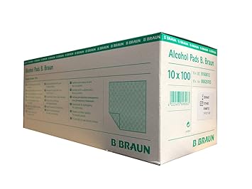 Alcohol Pads B. Braun Alkoholtupfer 10 x 100 St.