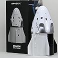 Flmenunu 1/55 Astronaut Diecast Spacecraft Model CrewDragon，Space X Spacecraft Model
