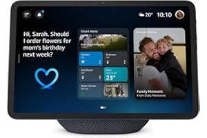 �鶹�� Echo Show 11 (newest model), Vibrant Full-HD 11" display with more viewing area and spatial audio, Graphite, with Alex