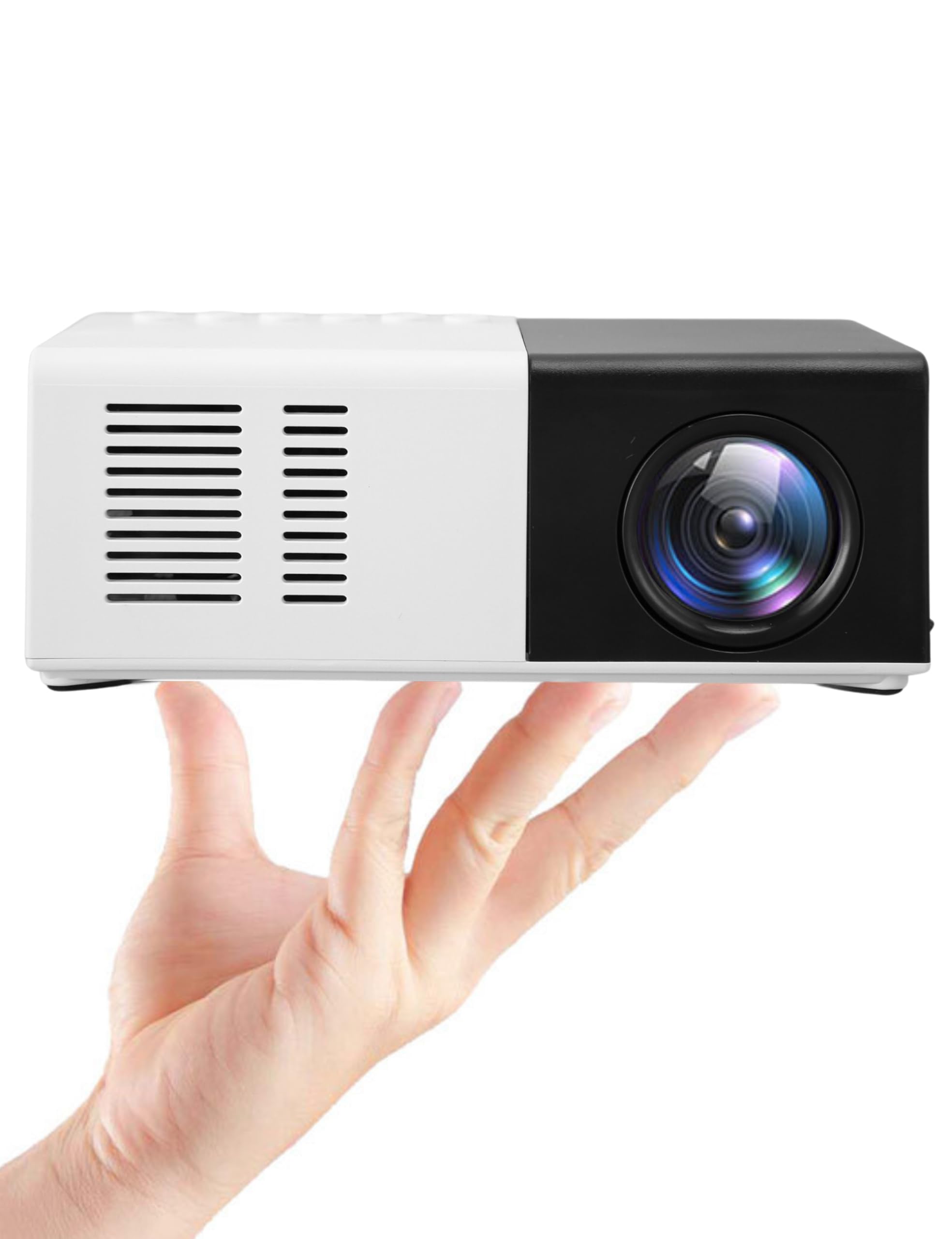 Mini Projector, Portable Movie Projector, 4k Projector Low Noise, Eye HDR, High Dynamic Technology, WiFi Mobile Phone with Screen for Film