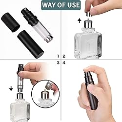 WHOHAO Perfume Atomizer Bottle(5ML), Refillable