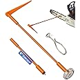 Firewood Measuring Tool, 16'' Plus a 6'' Extension, 1 Pack Magnetic Chainsaw Measuring Tool, Fire Wood Marker for Chain Saw L