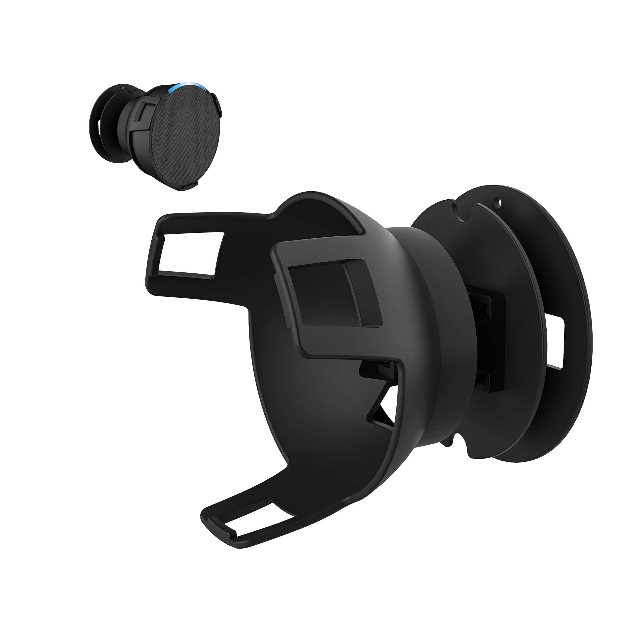 EWIGE Wall Mount for POP, Wall Mount Bracket Suitable for Smart Speakers Living Room, Kitchen, Bathroom and Study (Black)