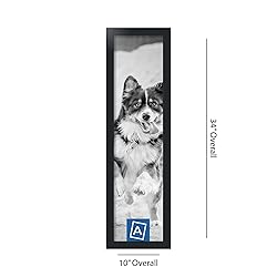 ArtToFrames 8x32 Inch Black Picture Frame, This