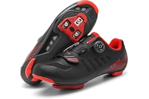 KUSHIKE Unisex Cycling Shoes Compatible with pelaton Indoor Road Bike Shoes Mountain Bike Shoes for Men and Women Delta Cleats Clip Outdoor Pedal Bicycle Shoes MTB Shoes for Men