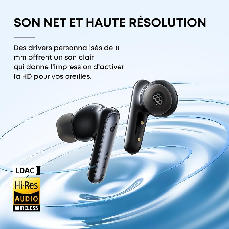 par Anker Liberty 4 NC Écouteurs Bluetooth sans Fil 5.3. avec ANC