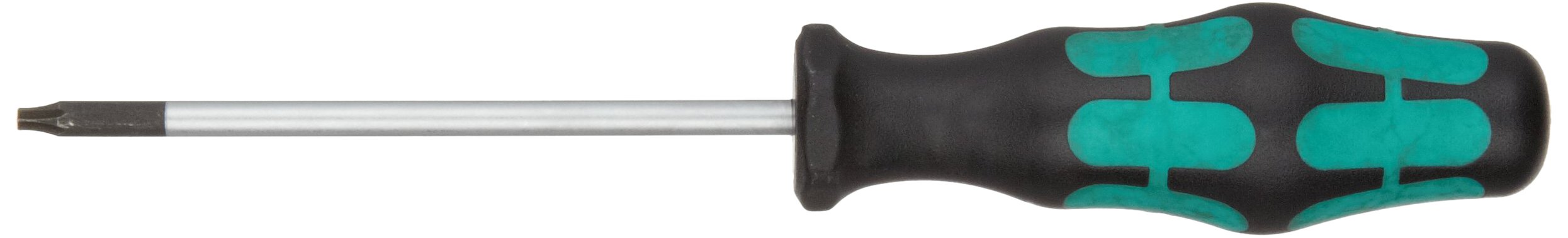 Wera 05138260001 10 x 80 mm 367 TX BO Screwdriver for Tamper-Proof TORX Screws - Silver