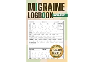 Migraine Logbook: A User-Friendly Migraine and Headache Journal to Track Pain, Symptoms, Triggers, Medications, Relief Methods, and Treatment Progress ... Doctor Visits (Health & Wellness Trackers)